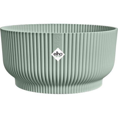 Elho Vibes Fold Bowl 25 - Verde - L 25 x B 25 x H 12 cm - Interno - 100% riciclato (1/4)