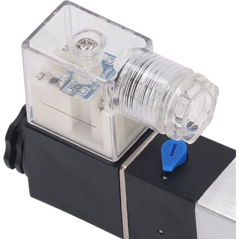 Électrovanne pneumatique 5/2 bistable 4V210-08, distributeur directionnel à commande électrique, valve de contrôle d'air DC24V, pour circuit pneumatique (1/5)