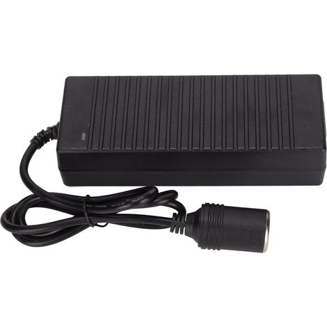 Convertisseur AC/DC 8A 100‑240V en 12V pour Pompe à Air et Aspirateur Voiture, avec Prise Allume-Cigare EU