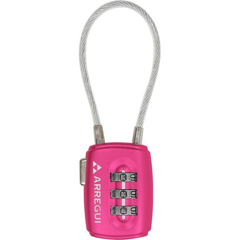 LUCCCHETTO COMBINAZIONE FLEXI ROSA - 30 MM
