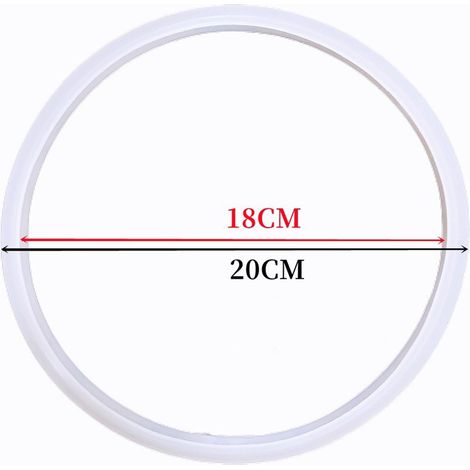 Ortviai Joint d’étanchéité en silicone pour autocuiseur 18 cm – Anneau O de remplacement résistant à haute température (1/4)