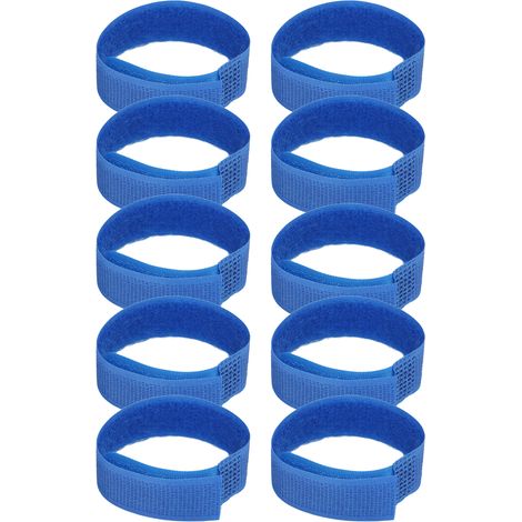 Colliers de coq Anti-crochet, 10 pièces, sans bruit, tour de cou pour empêcher les poulets de crier, bleu ordinaire (1/5)
