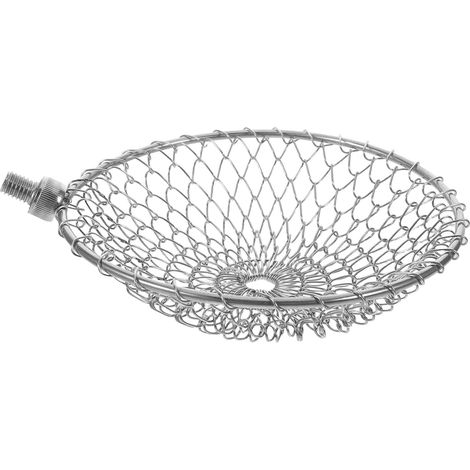 Ramasse-œufs pour Poulailler Tête de Louche Filetée en Acier Inoxydable, Panier Collecteur D'œufs en Maille Légère Diamètre 14 Cm, Outil Pratique pour Collecte D'œufs Nids (1/5)