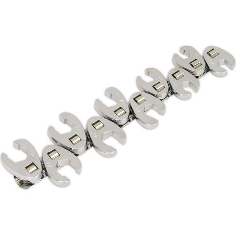 Corbeau pied de clé à écrou, 3/8 carré Drive métrique, Lot de 10 (1/3)