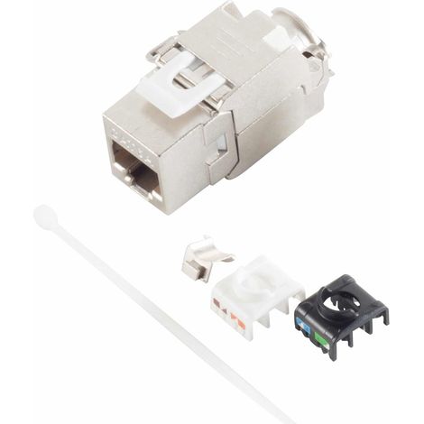 S-IMPULS RJ-45 Keystone CAT.6a 180° STP sans outil