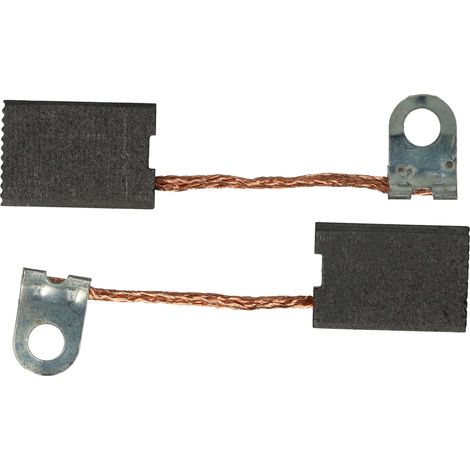 vhbw 2x balais de charbon 18 x 12,5 x 6 mm remplacement pour Bosch 1607014110, 1607014116 pour outil électrique, marteau piqueur, marteau piqueur
