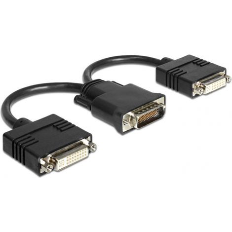 Delock Adapter DMS-59 Stecker >2 x DVI 24+5 Buchse 20 cm