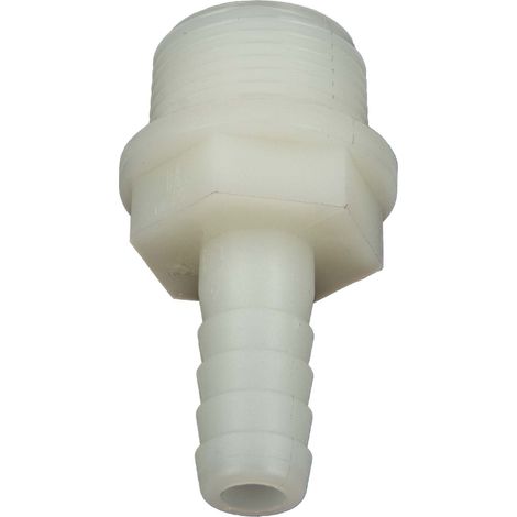 tecuro gerade Schlauchtülle Ø 25 mm x Außengewinde 1 1/4 Zoll, PA (nylon 66), natur (1/5)