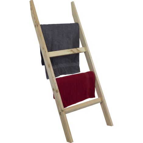 Holzleiter Natur breit 140cm Neu (1/4)