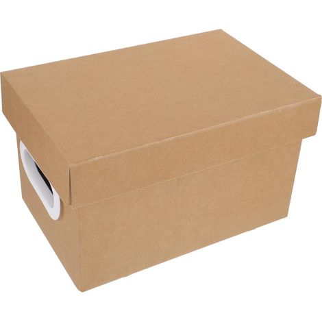 Boîte De Classement Kraft Capacité Boîte De Rangement De Bureau Avec (1/5)