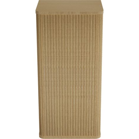 Wandmontierter Badschrank, Eiche, MDF und Sperrholz, 36 x 29 x 75 cm (1/5)