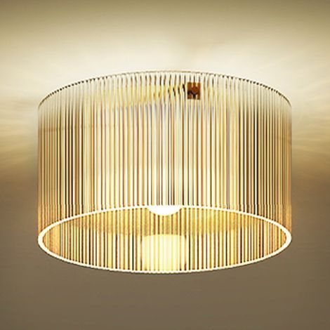 Moderne 40-W-LED-Deckenleuchte mit E27-Fassung für Wohnzimmer, Küche, Flur und Esszimmer, transparentes Design