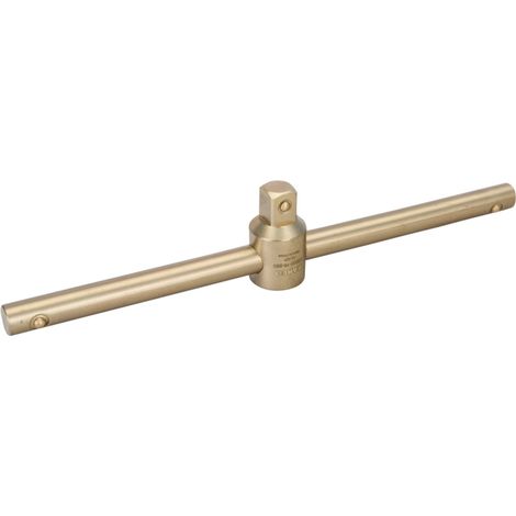 Bahco Funkenfreier 1/2-Quergriff aus Aluminiumbronze mit Gleitstück, 250 mm (1/4)