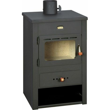 Poêle à bois Prity K12 – 10,4 kW, Noir Graphite, Classe A, Design Compact (1/3)