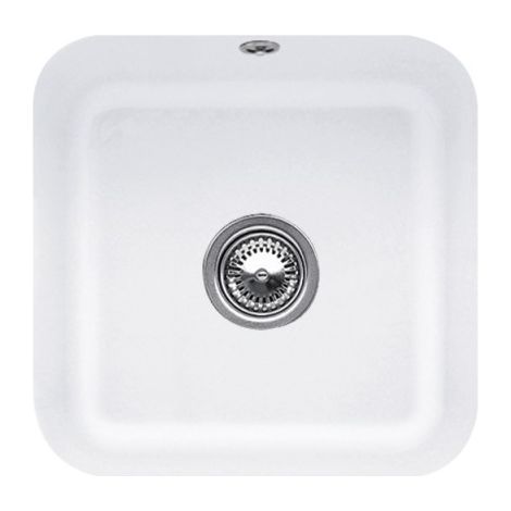 Evier 1 bac VILLEROY ET BOCH Cisterna 50 Stone White CeramicPlus