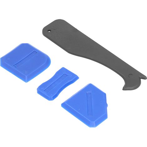 Kit de 4 spatules à joints silicone, idéal pour carrelage salle de bain et cuisine