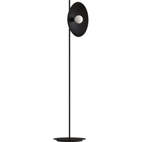 LUMICOM CASSINI Piantana, 1XE27, max 42W, metallo, nero opaco, D40cm H160cm (1/4)