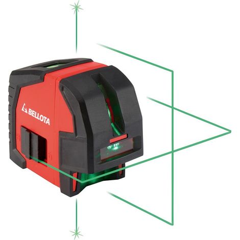 BELLOTA Kruezlinienlaser 30m 2 Achs + Punkt,grün, Koffer und Halter (1/3)