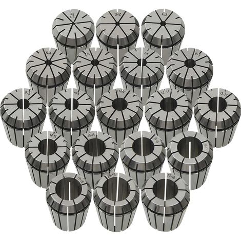 Pinces ER32, coffret d'outils de tournage de 19 pièces
