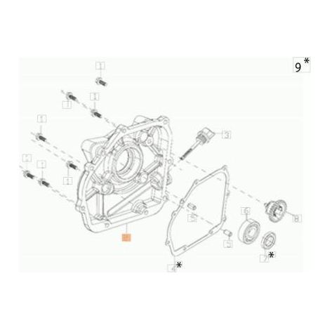 CUBIERTA DE BASE EMAK ORIGINAL L66151803