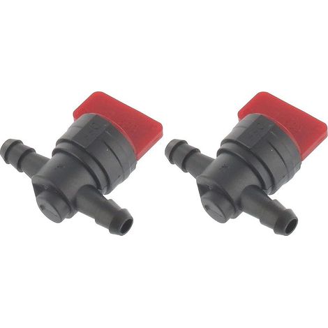 2x robinet de carburant compatible avec Briggs & Stratton 698183 493960 494768 robinet de carburant de tracteur de tondeuse à gazon (1/4)