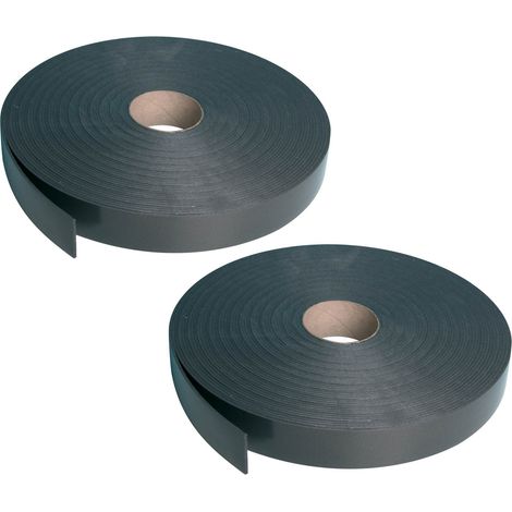 Semin – Ruban isolant acoustique 30 m x 45 mm – Isolation thermique et phonique – 2 rouleaux – Réaction feu B1