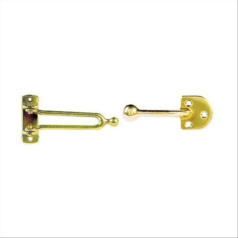 Fermaporta con Gancio in Ottone Lucido: Eleganza e Funzionalità -1 Pezzo (1/2)