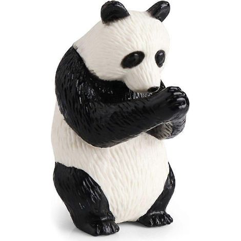 Figurines miniatures de pandas porte-bonheur en plastique, cadeau idéal pour un mariage ou un anniversaire. (1/4)