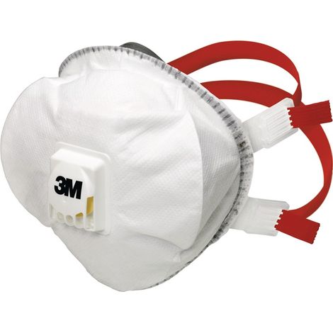 Atemschutzmaske 8835+ FFP3/V R D m.Ausatemventil 5St./KT 3M (1/2)
