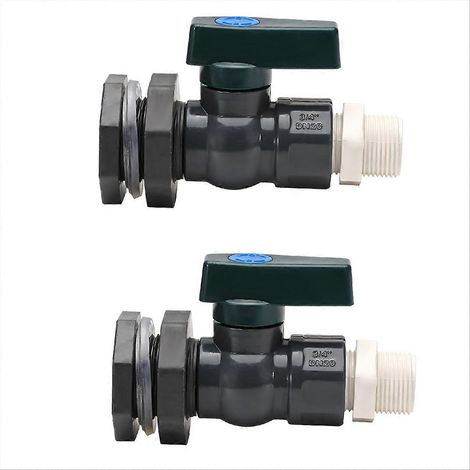 Kit de robinet en PVC avec vanne pluie 3/4 pouce (1/5)