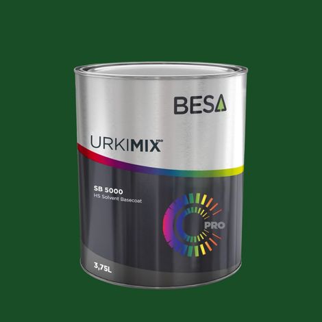 Pot de peinture Polyuréthane / bi composant Vert Nacré RAL 6035  Mat - 3 kg