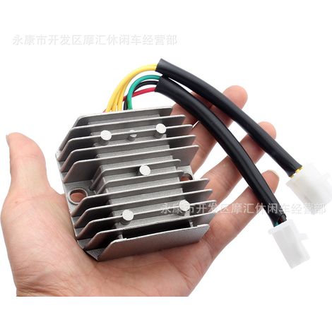 Stabilisateur de tension redresseur 6 fils GY6 50 150CC 152QMI 157QMJ CH125 pour skateboard/moto (1/5)