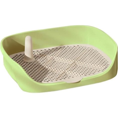 Hundetoilette – Sicher – Herausnehmbar – PP-Kunststoff – 40 x 30 x 11 cm – Grün (1/4)