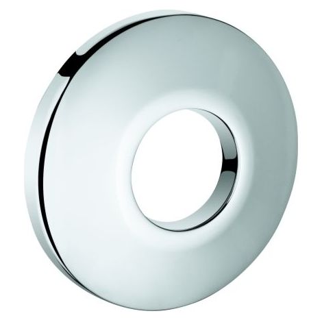 Grohe – Rosace chromée 80 mm – Diamètre extérieur 80 mm – Pour installations sanitaires – Finition brillante