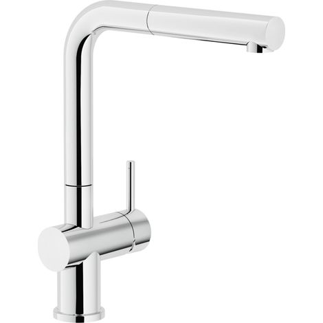 Mitigeur évier bec orientable avec douchette 1 jet Capitole - Anconetti - Chromé (1/2)