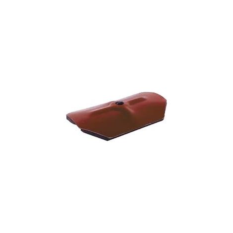 CAPPELLOTO OTTAGONALE IN ACCIAIO PREVERNICIATO RG-RAINBOW- - mm.75x45 acciaio rosso siena RAL 3009 - 400 pezzi FRIULSIDER