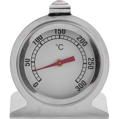 Termometro De Coccion - Acero Inoxidable - Rango 0 A 300 °C - Para Horno Y Preparaciones Cocinadas - 1 Unidad (1/5)