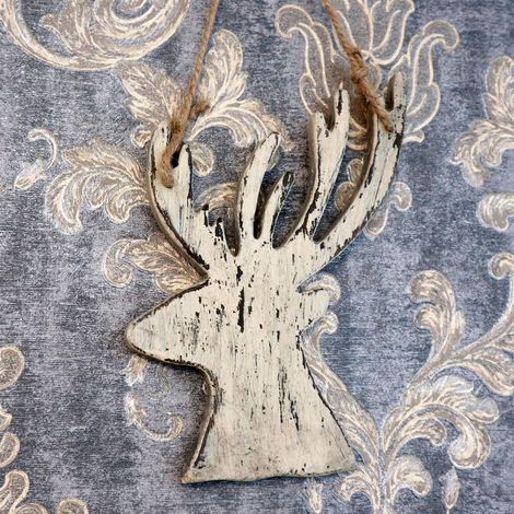 Cream deer hanging decorations (1/5)