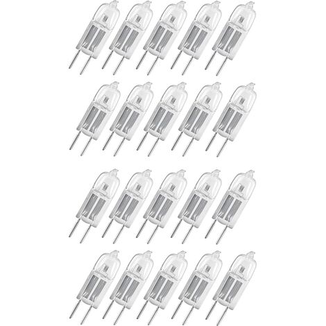 G4 Halogenlampen, warmweiß, 20 W, Stiftlampen (100 Stück)