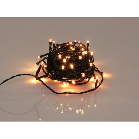 Novalight Led - 12 M - 80 Lampadine Bianche Arizona - Filo Verde