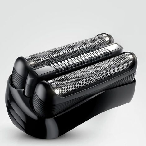 Applicable à Braun Series tête de rasoir de remplacement pour les rasoirs électriques , fixez facilement votre nouvelle tête de rasoir/compatible avec tous les rasoirs électriques Series 3, 21B, noir
