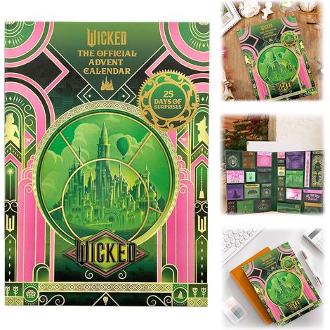 Coffret Cadeau de Noël pour Amis, Figurine Méchante Sorcière à l’Arrivée, Déco Magique, Lot de 2, 15 cm, Idée Surprise (1/5)