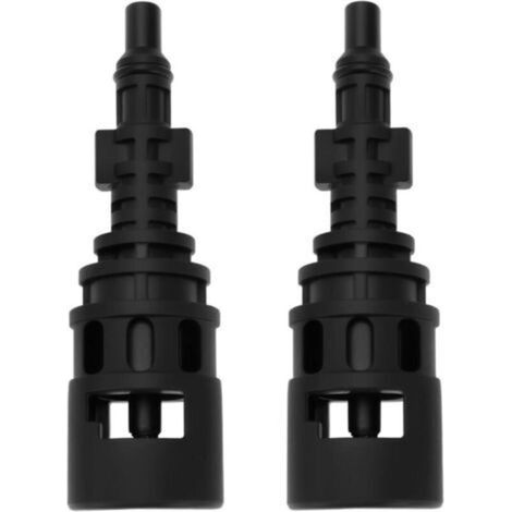 Adaptateur de conversion pour nettoyeur haute pression en 2 parties, compatible avec Kärcher et Lavor Parkside, 124 x 24,5 mm, noir (1/4)