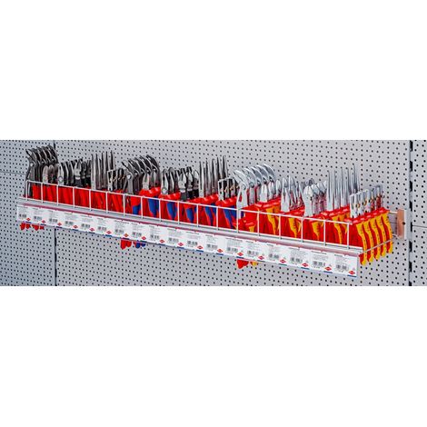 KNIPEX 00 19 34 7 Présentoir mural pour 18 x 6 pinces (1/3)