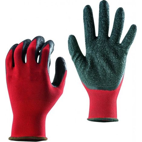 SOFOP TALIAPLAST - paire de gants nylon enduits latex (taille 9)
