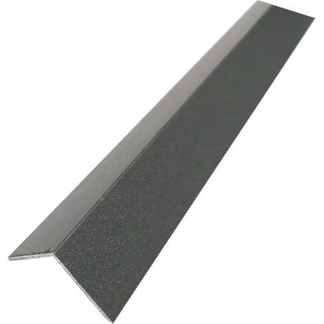 PROFILO PER FAI DA TE ANGOLARE 'NATURAL TOUCH' mm 20x20X1 - mt 2,6 antracite- 8 pezzi  - UNIKO