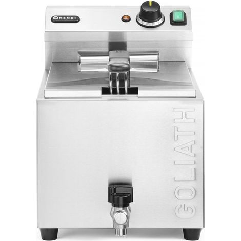 Die leistungsstärkste Fritteuse mit Wasserhahn: HENDI GOLIATH 400V 10,2kW 10L (1/5)