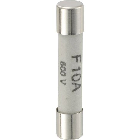 Voltcraft – Fusible pour multimètre 10 A – Tube céramique – Tension 600 V – Pour circuits jusqu'à 10 A – 1 pc