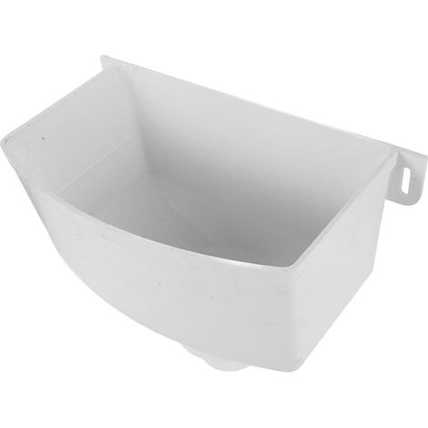 Raccord de Drainage Pvc pour Gouttière 110x75 Mm, Adaptateur Double Usage pour Tuyau Pluvial, Système de Récupération des Eaux de Pluie, Accessoire Étanche et Robuste, (1/5)