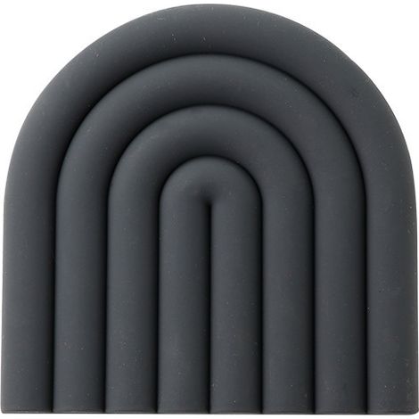 Thickened anti-scalding kitchen casserole mat coaster rainbow heat insulation pad (Dark Grey) (1/5)